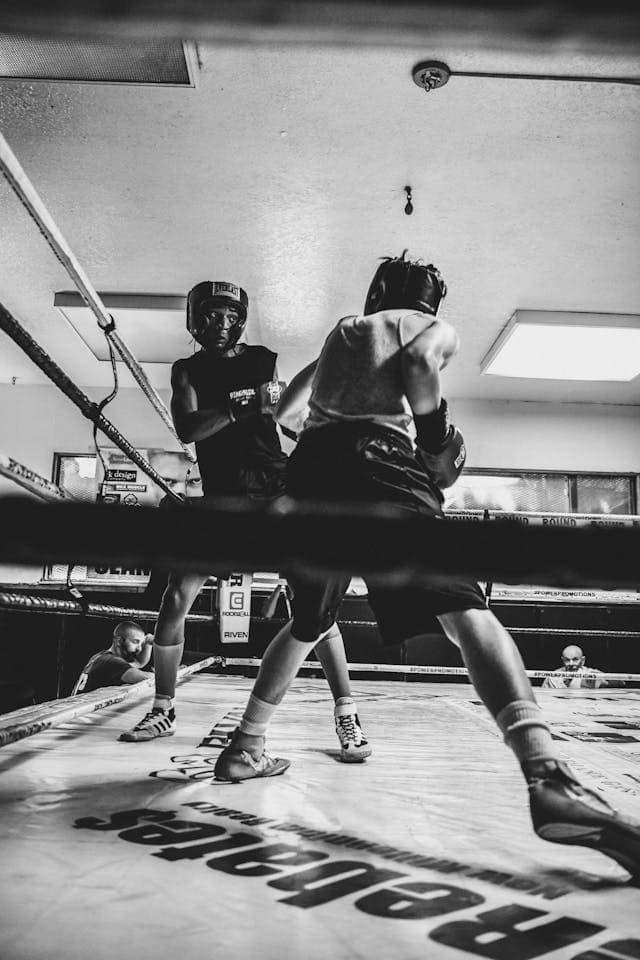 Sparring en el ring